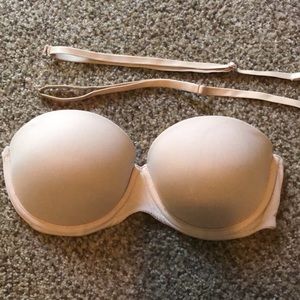 Strapless bra